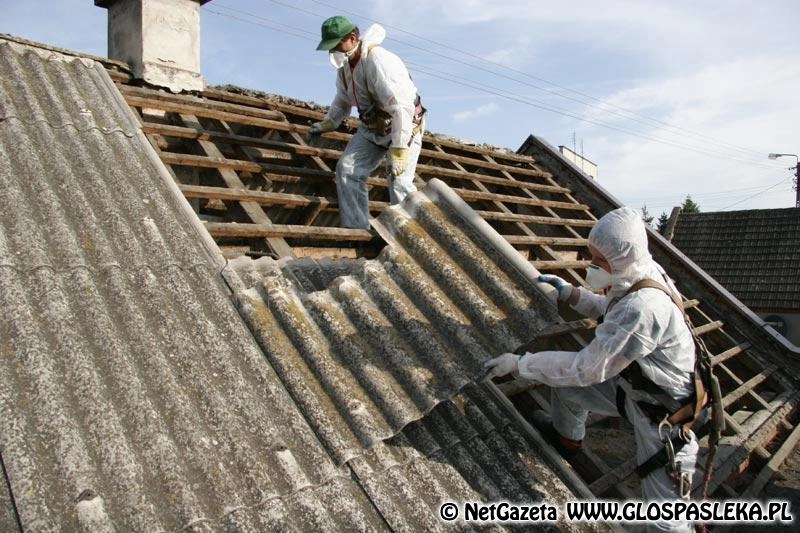 Likwidacja wyrobów azbestowych w gminie Pasłęk