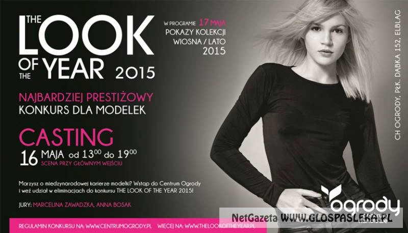 16 maja - CASTING The Look of The Year w Ogrodach