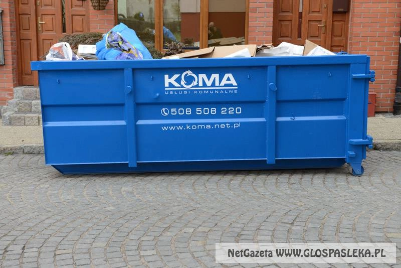 Odbiór odpadów wielkogabarytowych z części miasta
