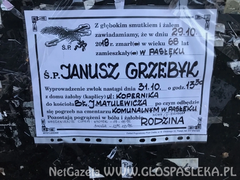 Zmarł Janusz Grzebyk