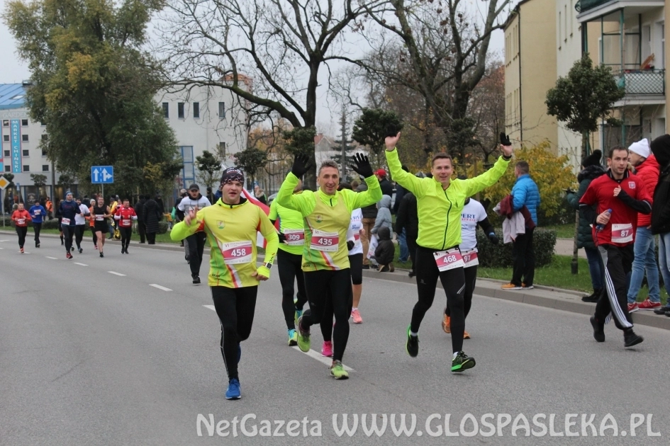 Pasłęczanie w Elbląskim Biegu Niepodległości