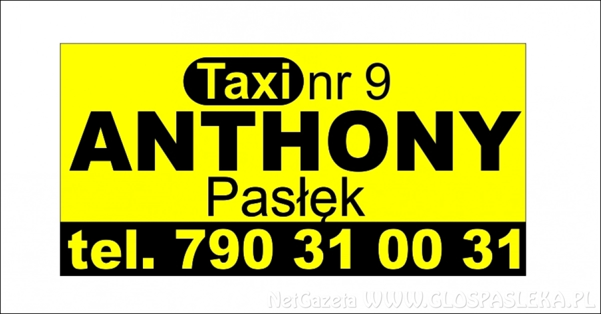 Taxi ANTHONY  - zmieniamy się dla Was…