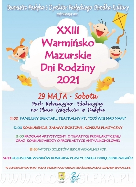 XXIII Warmińsko - Mazurskie Dni Rodziny 2021