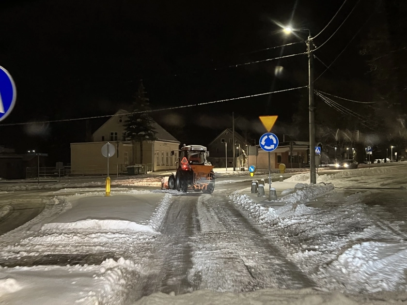 Informacja dotycząca zimowego utrzymania dróg gminnych na terenie Pasłęka