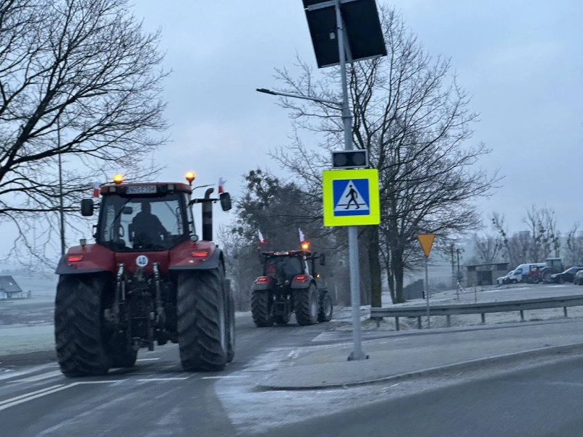 Rolnicy zablokują trasę S 7 na wysokości Pasłęka
