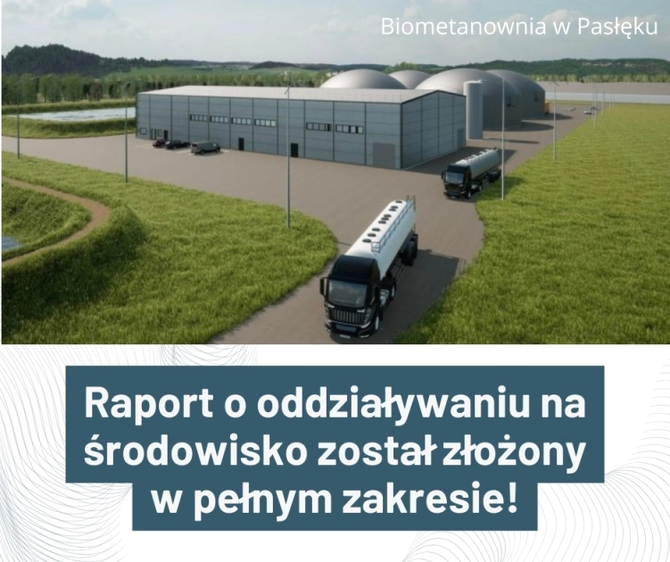 Biometanownia w Pasłęku - nowe informacje