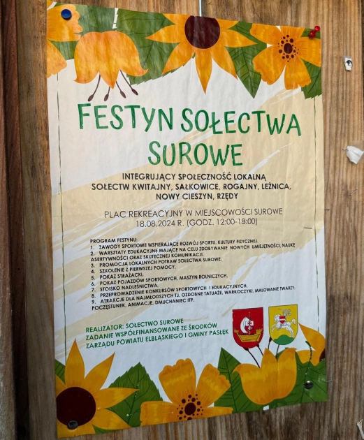 Festyn w miejscowości Surowe