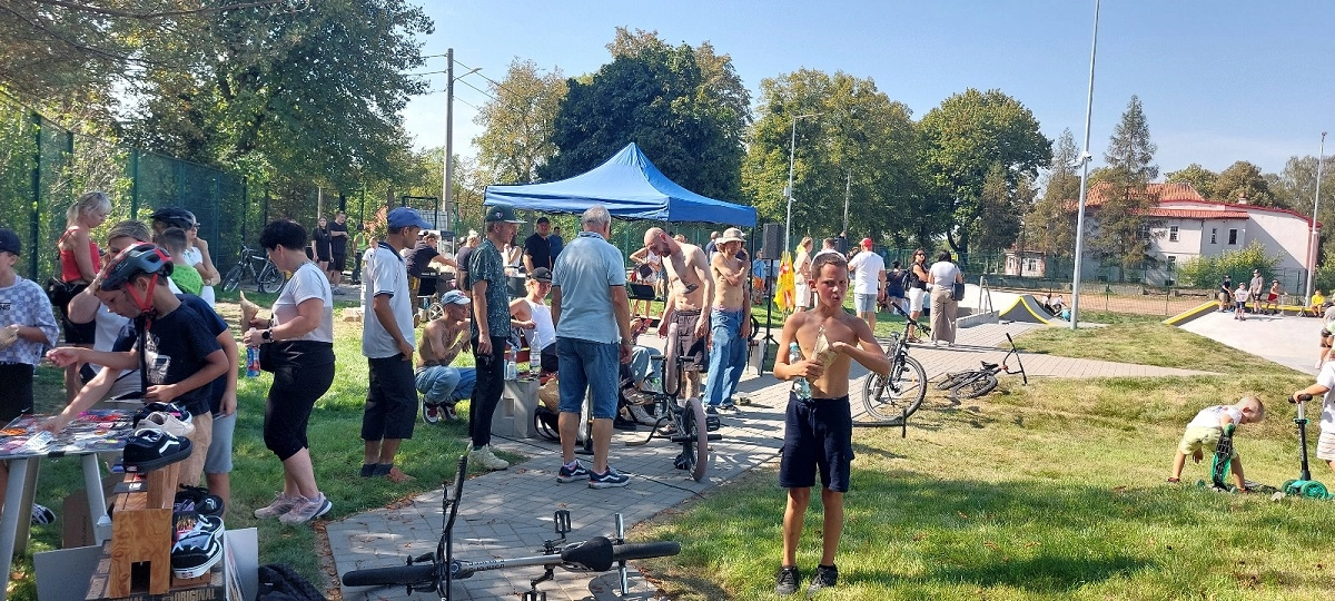 Gorąca sobota na skateparku