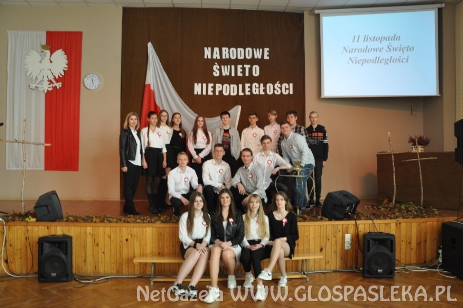 Święto Niepodległości w Zespole Szkół w Pasłęku