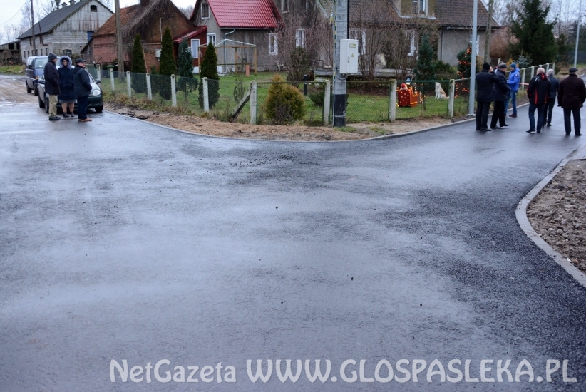 Ofijalne oddanie do użytku drogi w Krośnie (05.01.2018r.)