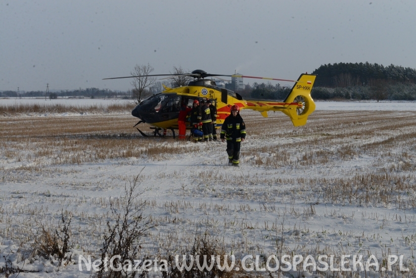 Helikopter lądował w Krośnie