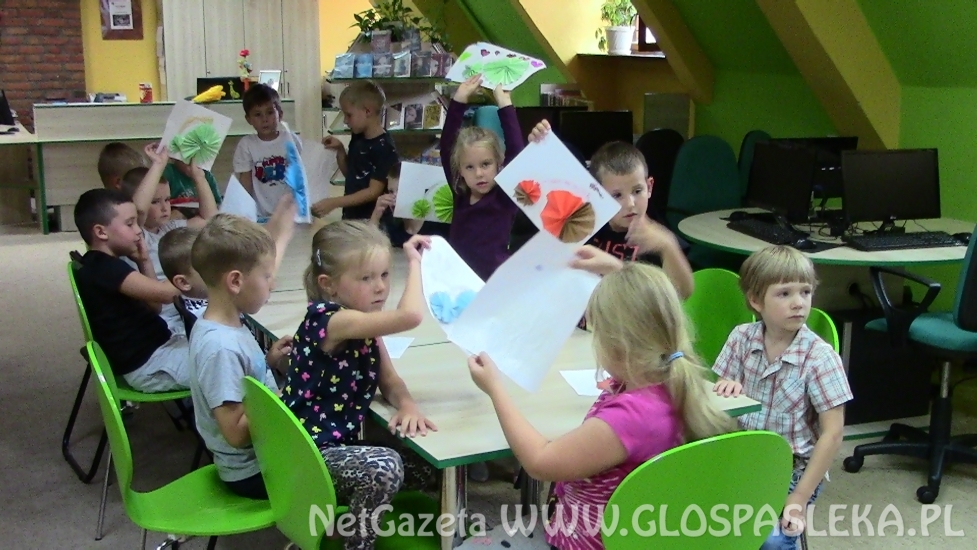 przedszkolaki w bibliotece wrzesień 2018