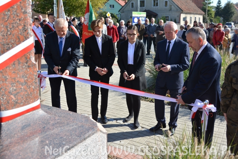 Pomnik z okazji 100-lecia odzyskania przez Polskę Niepodległości