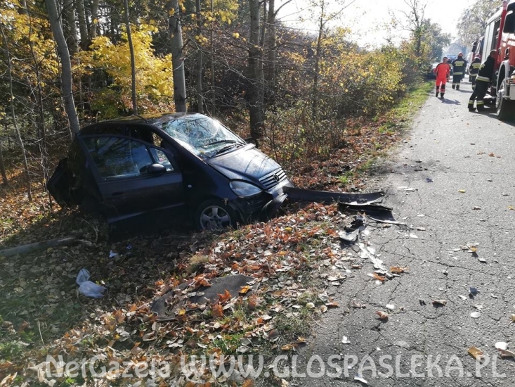 Wypadek Borzynowo - Marianka 18.10.2018r.