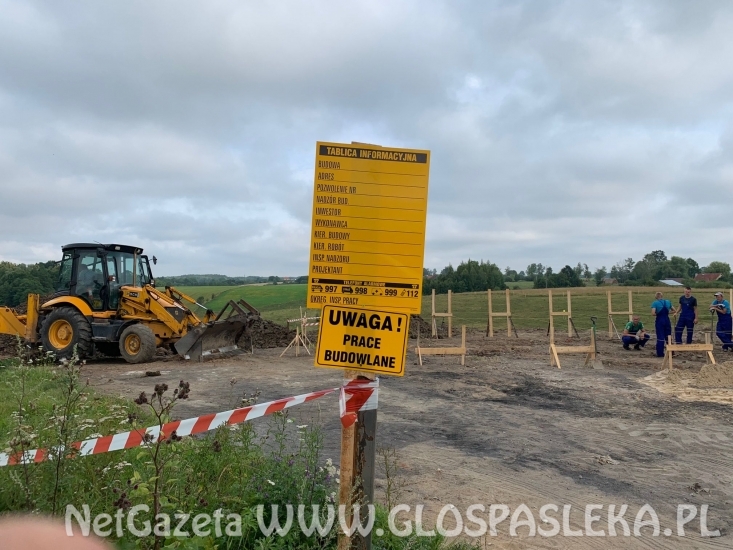 Pierwsze prace przy budowie świetlicy w Sałkowicach