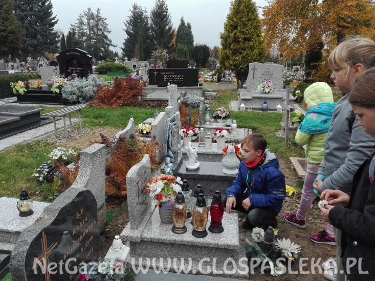 Wizyta na cmentarzu
