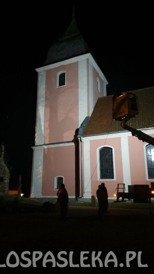 Iluminacja kościoła w Mariance i Zielonce Pasłęckiej