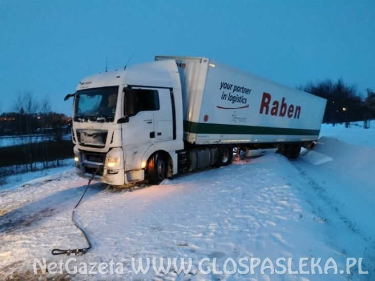 Zablokowana trasa do Ornety