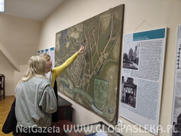 Na wystawie o historii Pasłęka w 1945 r.