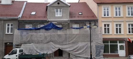 Trwa remont budynków na ul. Mickiewicza