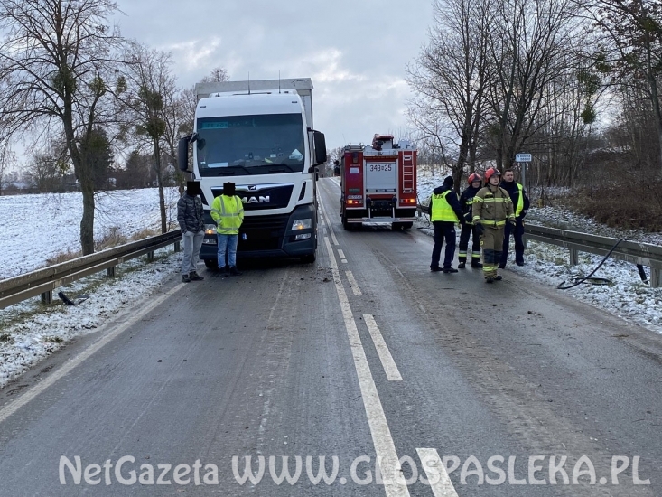 Wypadek na trasie do Ornety