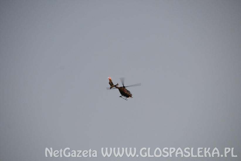 Ćwiczenia z udziałem helikoptera LPR